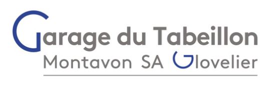 Garage sans marque contour blanc